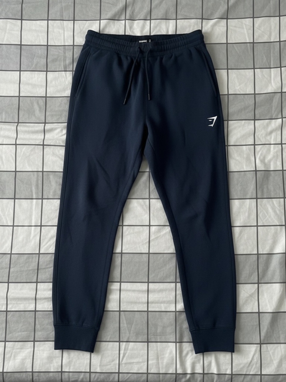 Gymshark Navy Tapered Jogger Sweatpants XL Athletic Training